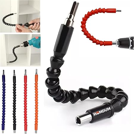 Flexible Power Bits Drill Extension & Screwdriver Head Set Hex Shaft Quick Connect Drive Shaft Tip With 10Pcs Screwdriver Bits - View #10