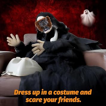 Dummy,Stuffed Dummy Prop, Life Size Mannequin, poseable Mannequin, for Halloween Dummy Holiday Decoration (Black)