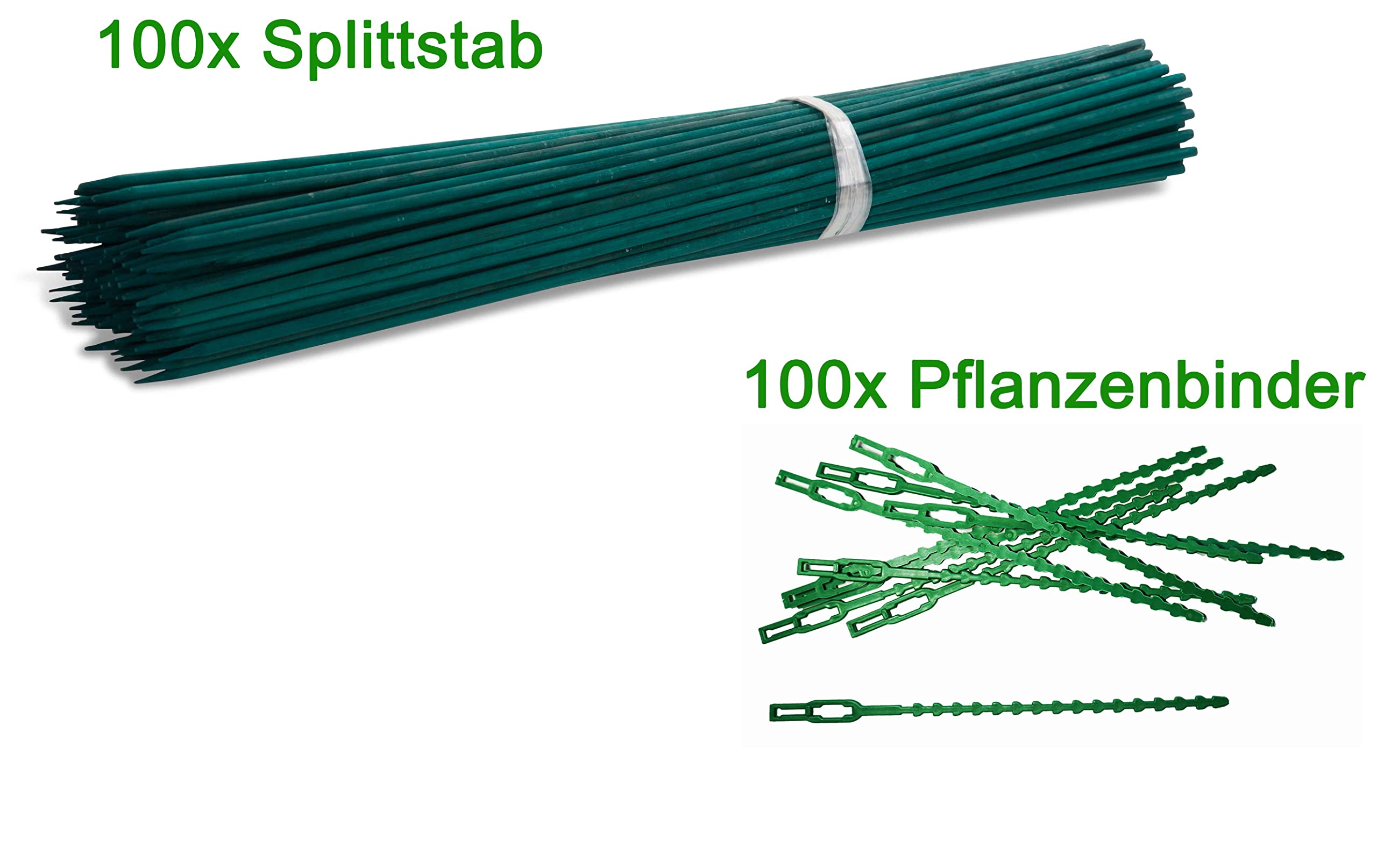 100 Tuteurs Bambou Naturel 50cm - Support Plantes Grimpantes - Lot économique