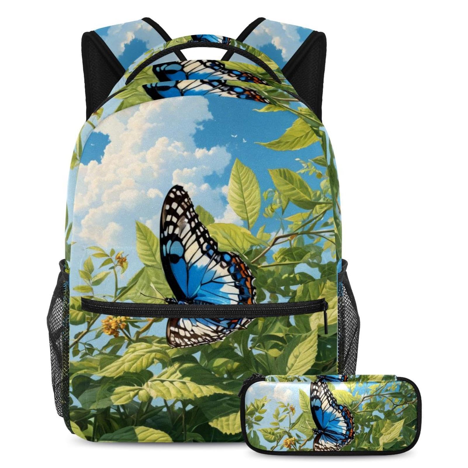 Sac à dos enfant papillon coloré ensemble de rentrée idéal pour offrir - 7