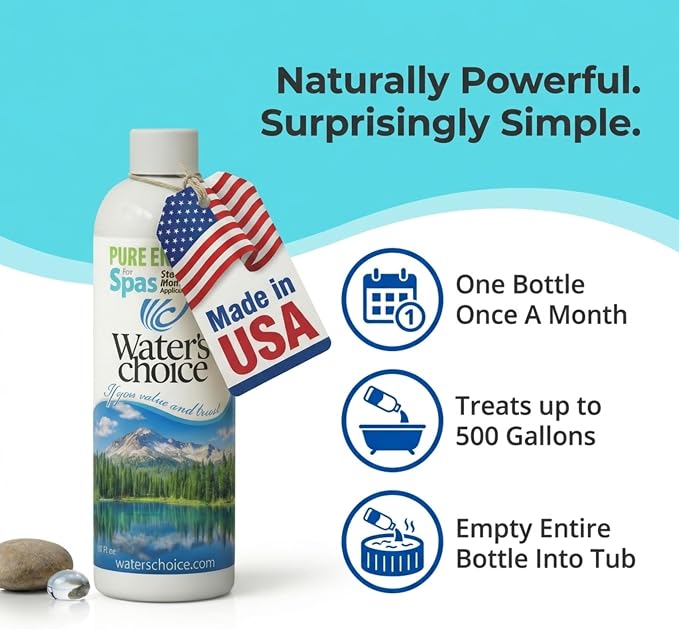 Tratamiento Enzimático Mensual para Spa Waters Choice 12.5 oz miniatura 8