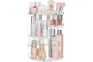 HBlife 360 Rotating Makeup Organizer: Your Skincare Organizer Solution!