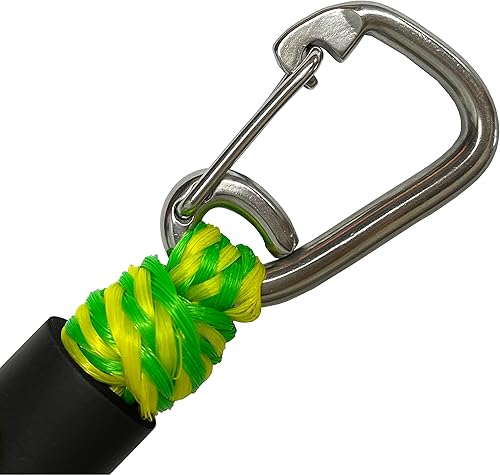 Miniatura 3 de Línea de muelle elástico para barco, cuerda de amarre marina con clip de acero inoxidable, regalo de navegación para hombres, accesorio para lancha