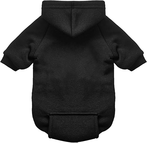 Miniatura 85 de Jecikelon - Sudadera con capucha y bolsillos, cálida para invierno, para perros pequeños, ropa de abrigo para chihuahuas, disfraz para cachorros