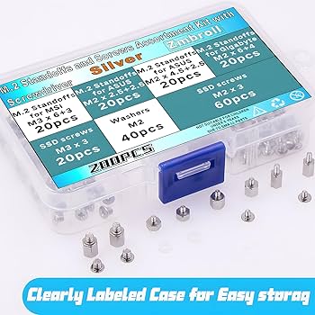 Amazon.co.jp: Zmbroll M.2 SSD 取り付けネジ シルバー ノートパソコン