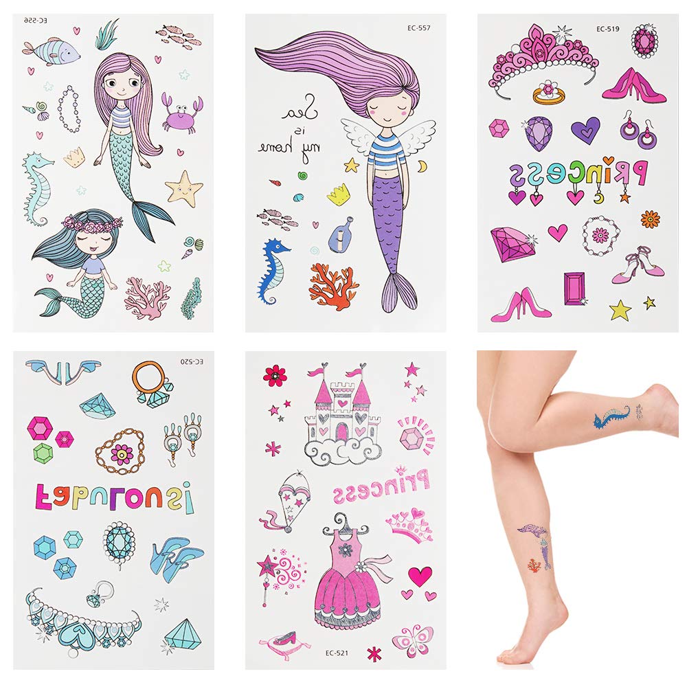 30 tatuaggi temporanei per bambini, oltre 300 stili diversi, tatuaggi