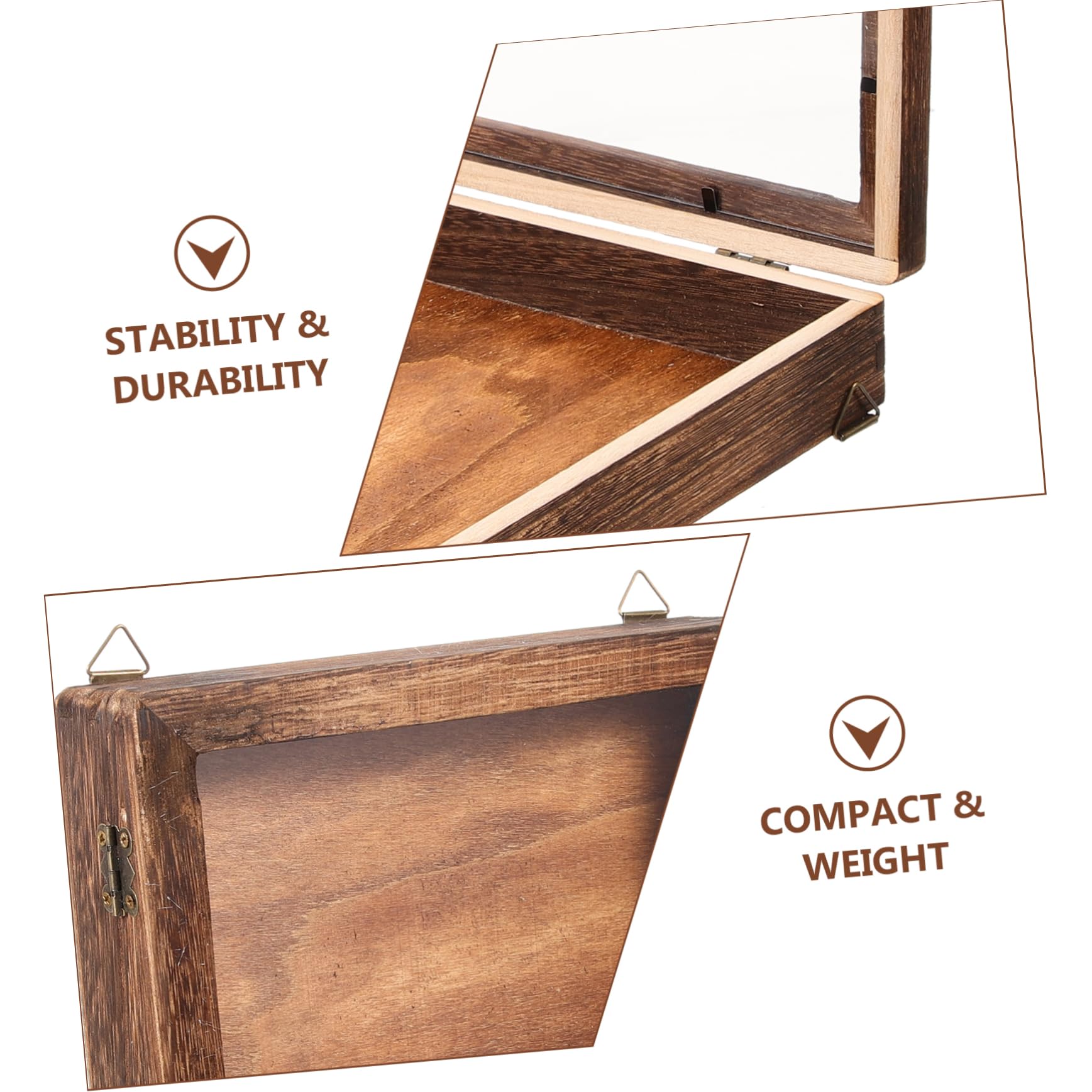 Mobestech Vetrina Per Esemplari Di Farfalle in Legno Scatola Per Conservazione Di Insetti Vetrina Per Campioni Di Farfalle