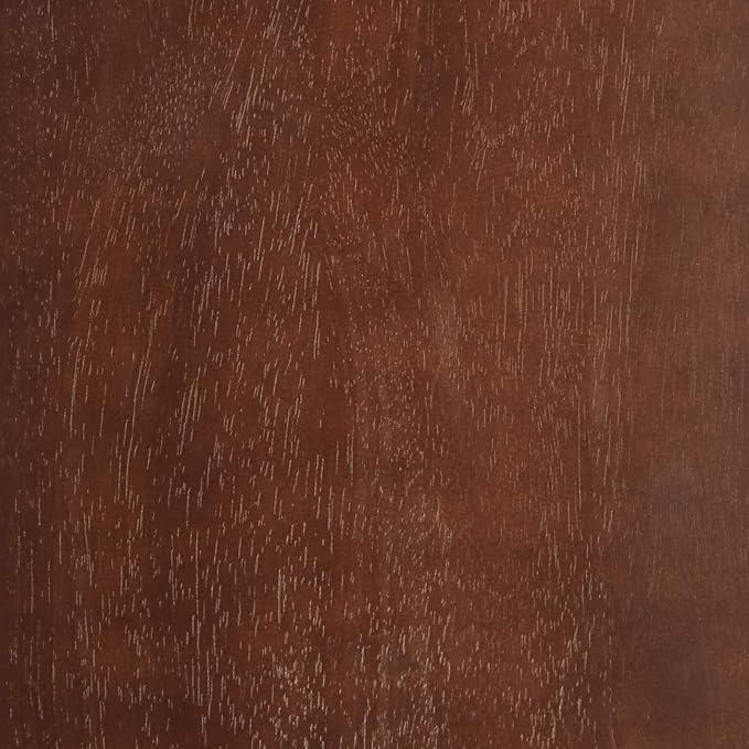Butaco de madera sólido con asiento tipo silla de montar 24 pulg, juego 2 miniatura 9