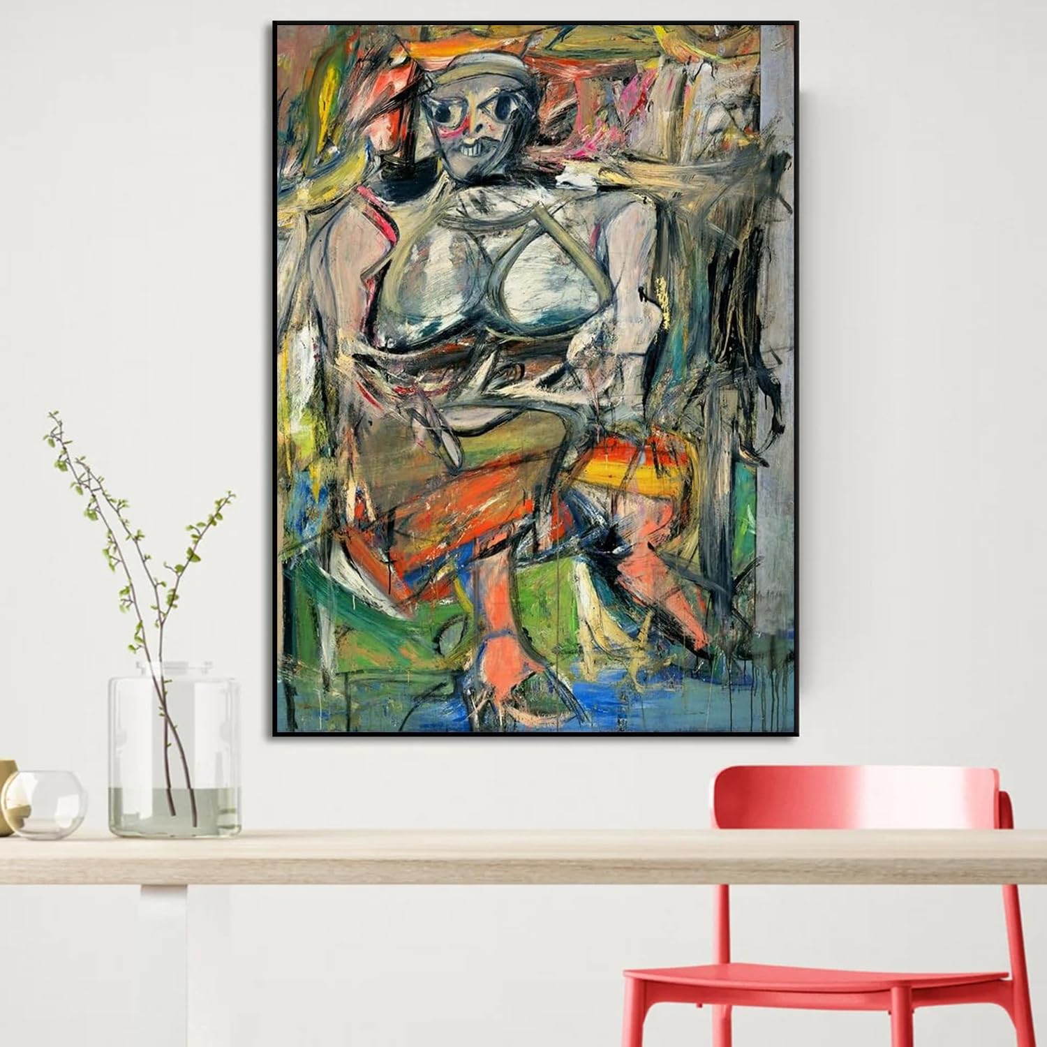 ウィレム・デ・クーニング WOMAN アートポスター A2版