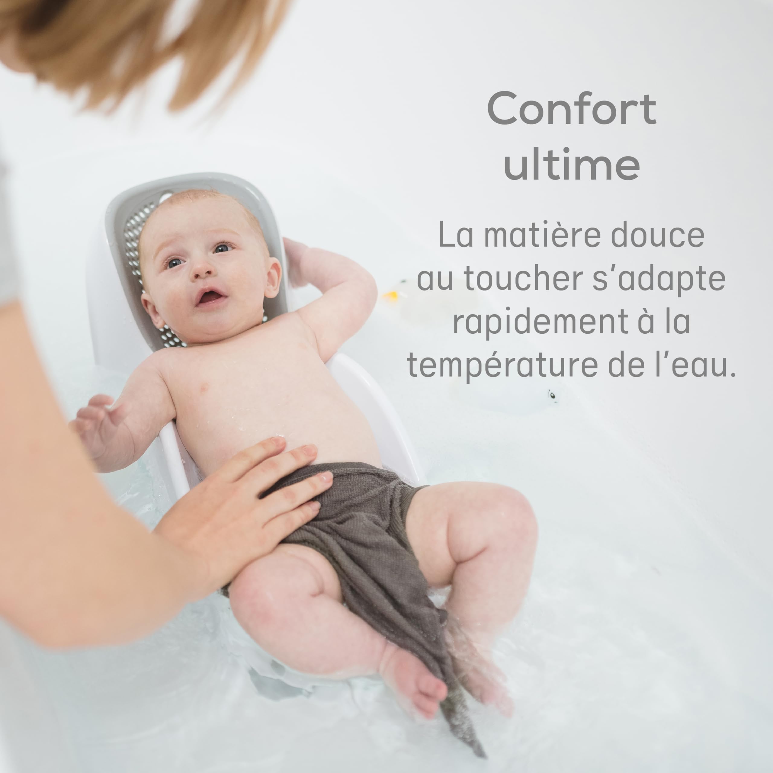 Angelcare ST-02-GR-EU-FR - Hamaca de baño para bebé, color gris