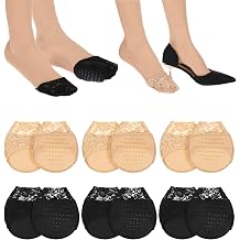 6 Pairs Toe Socks for Heels, Toe Covers for Heels