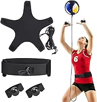 Vista 10 de TOBWOLF Volleyball Spike Trainer, Elastic Self-Training Volleyballs Resistance Band, Volleyball Equipment Training Aid Improves Serving, Jumping