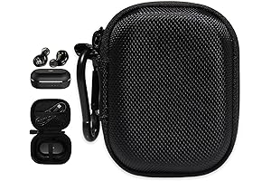 Earbuds Case for TOZO NC9 Hybrid Active Noise Cancelling Wireless Earbuds (Black)