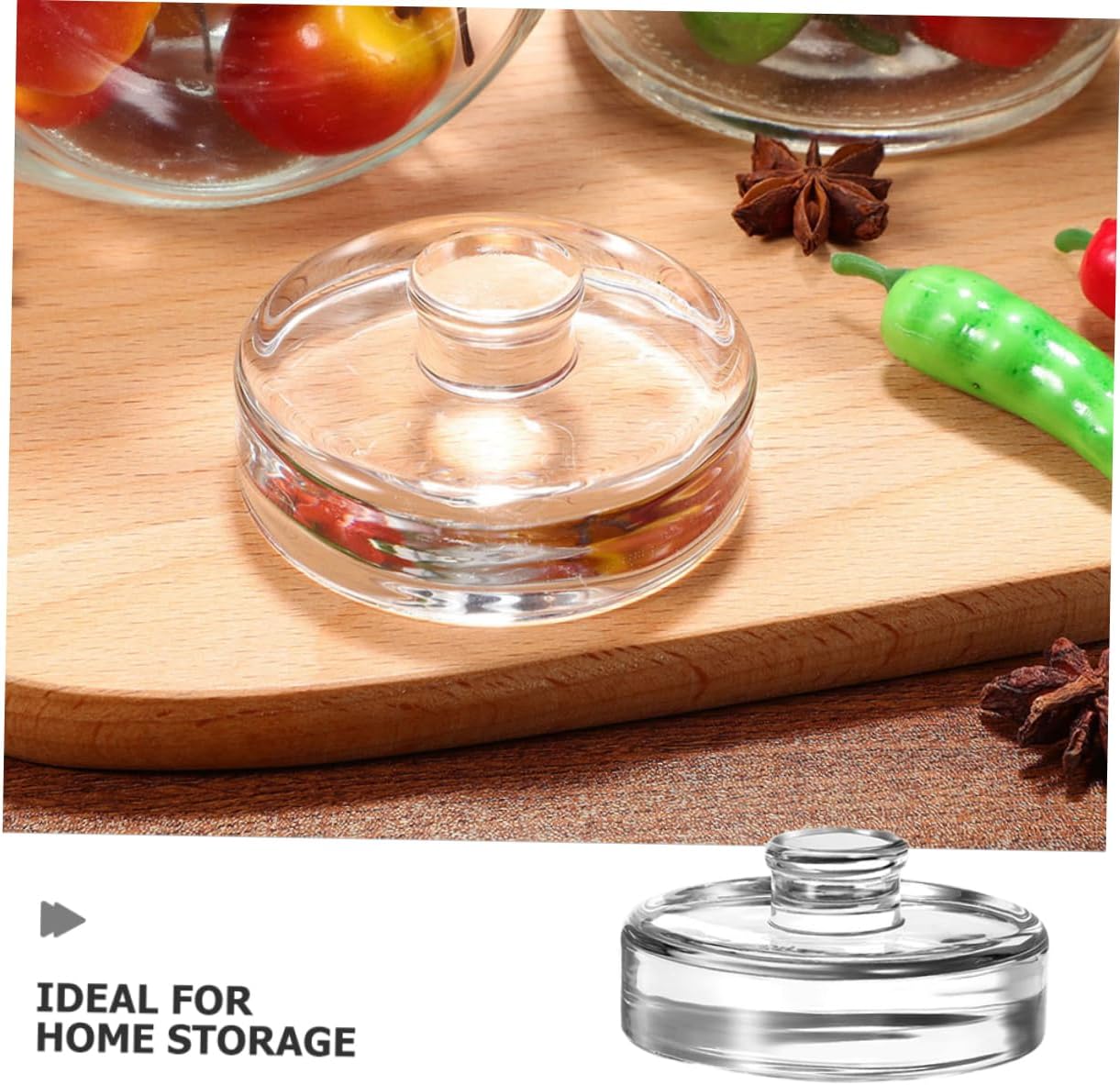 4pcs Heavy Stone Mason Jar Wide Mouth Lids Fermentation Weights for Jars Food Storage