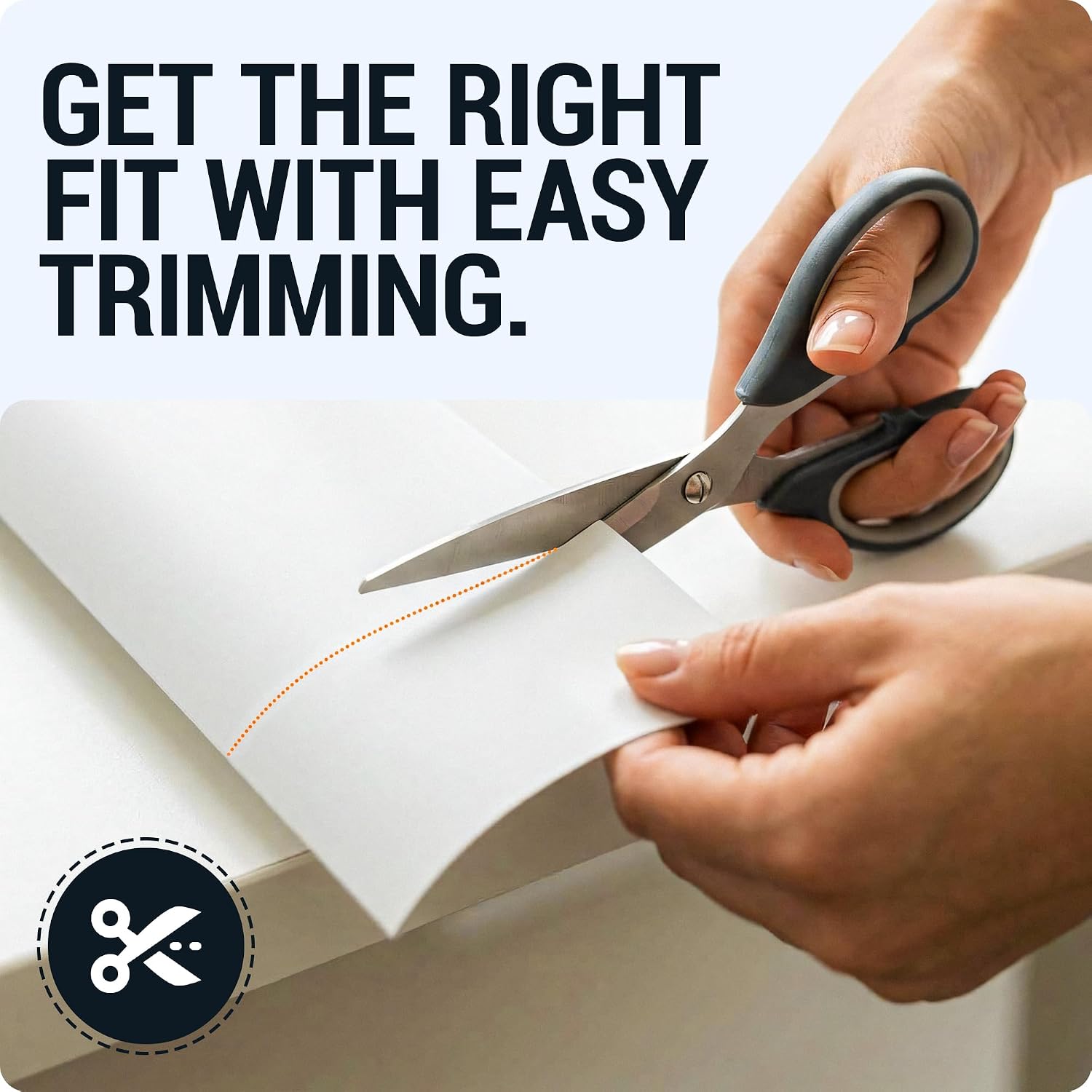 California Blinds Company Vertical Blinds Replacement Slats 82.5” White Vinyl PVC Slats for Sliding Glass & Patio Door Blinds, Durable Blind Slats Replacement (12 Pack)
