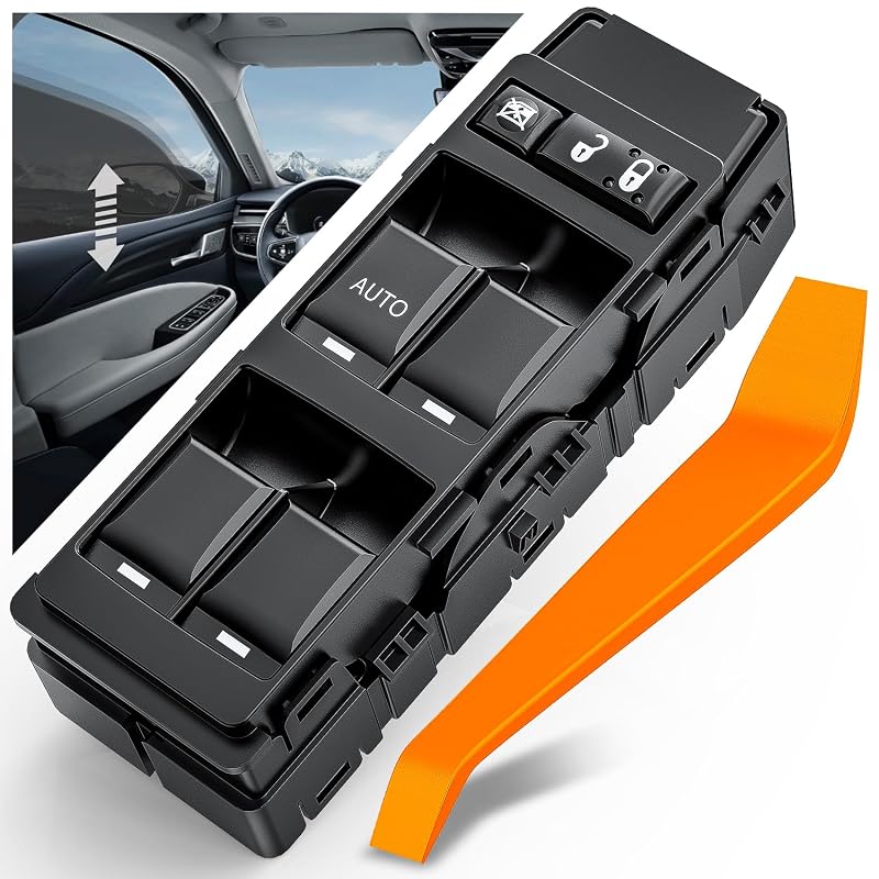 Interruptor mestre do vidro elétrico Nilight para Chrysler 200 e outros modelos – 1 unidade