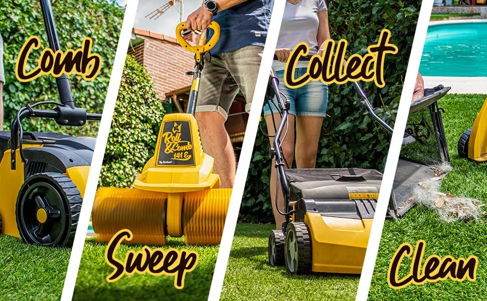 Diagram showing comb, sweep, collect, clean functions