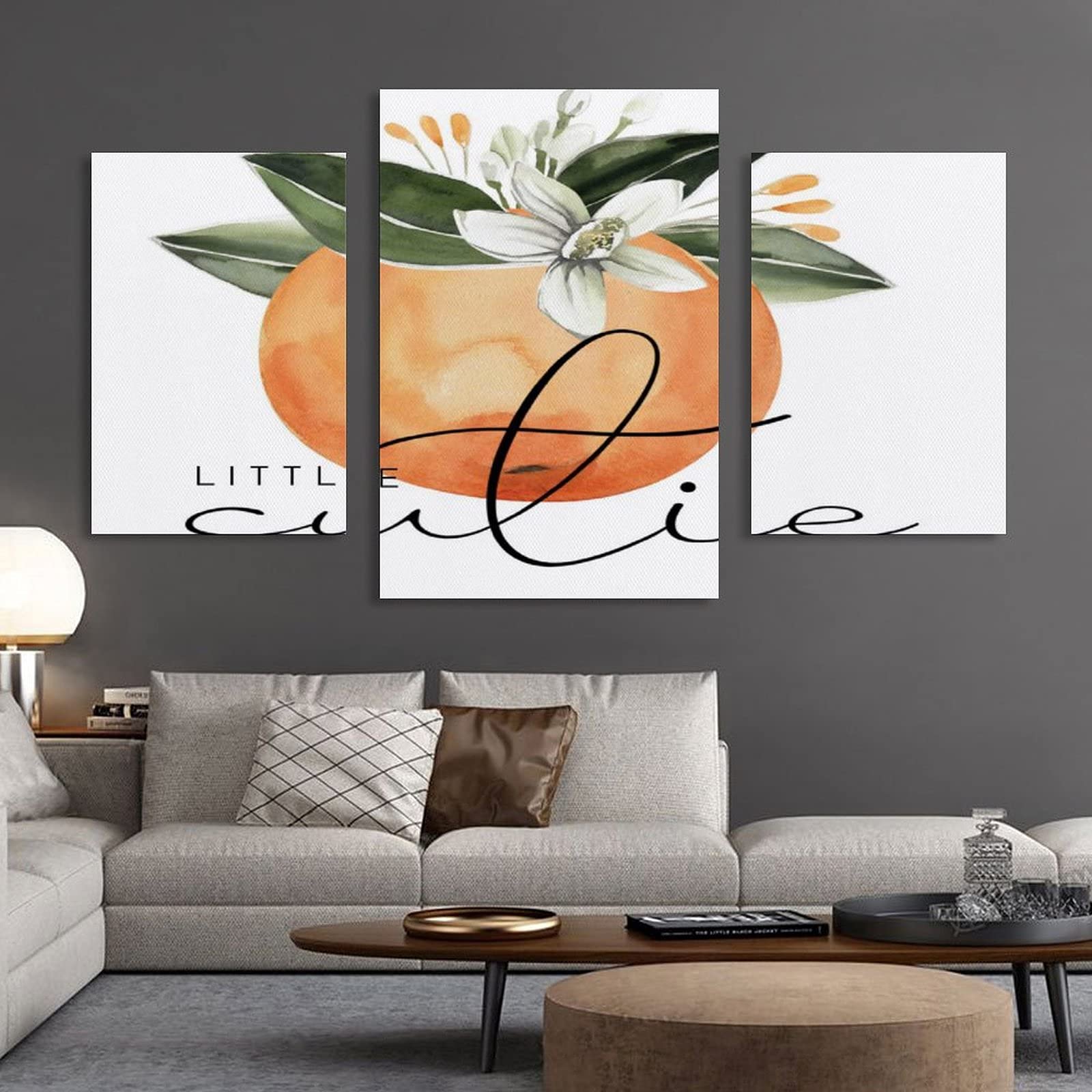 Amazon.co.jp: アートパネル モダン シンプルさ 絵画 かわいい柑橘