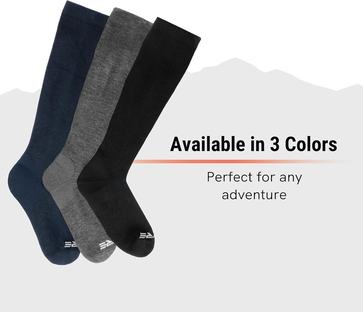 Pure Athlete Alpaca Compression Socks – 15-20mmHg Support for Running, Hiking, Travel & Recovery for Men & Women - USA Made - Image 5