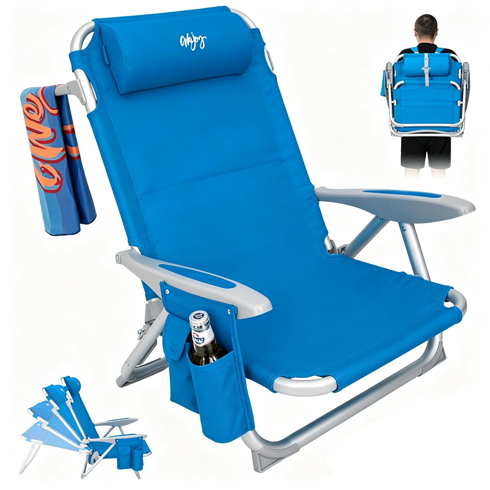 WEJOY Reclining Beach Chair