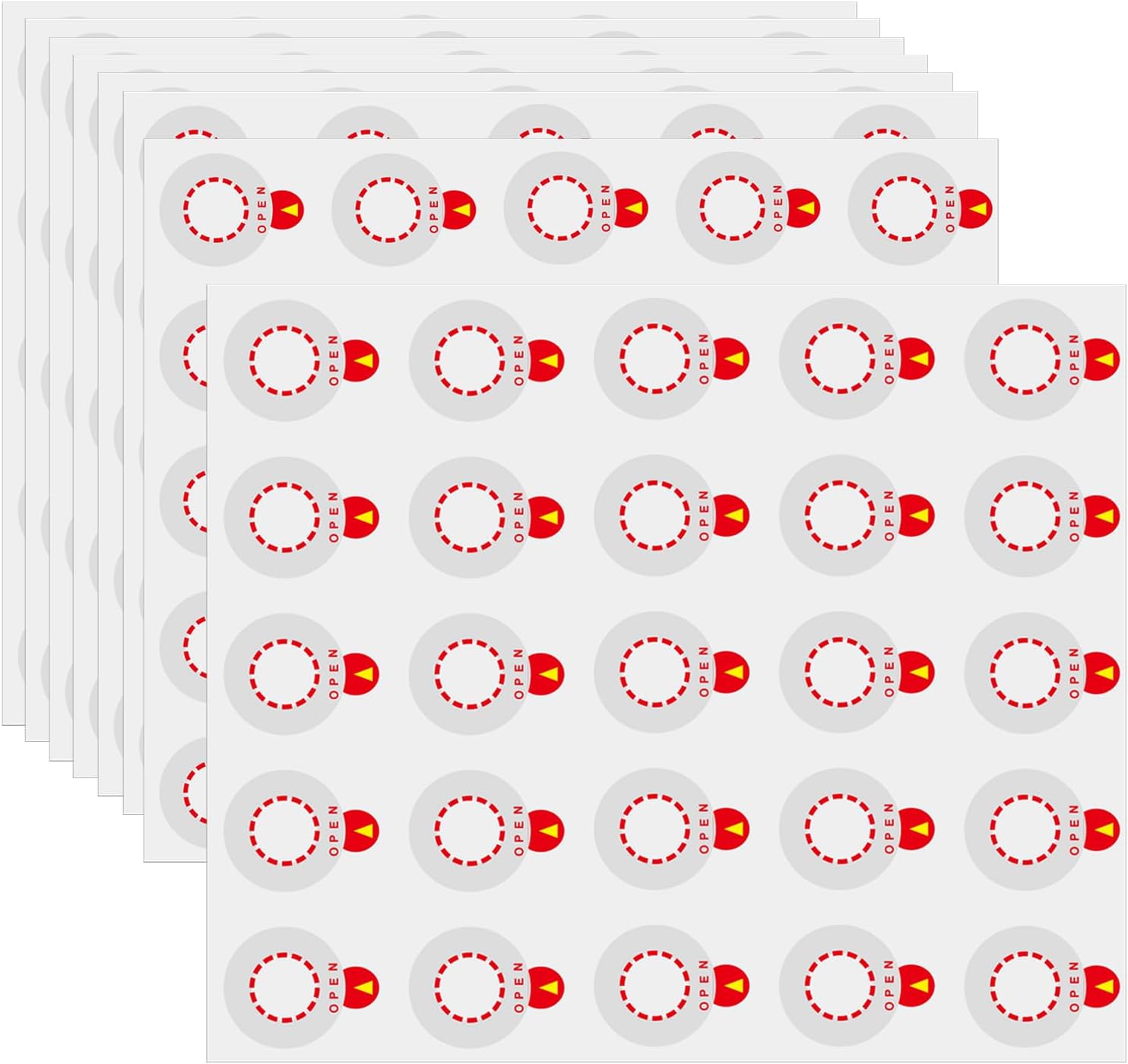 200 Pcs Vial Seal Stickers(for 3ml Vial Caps)
