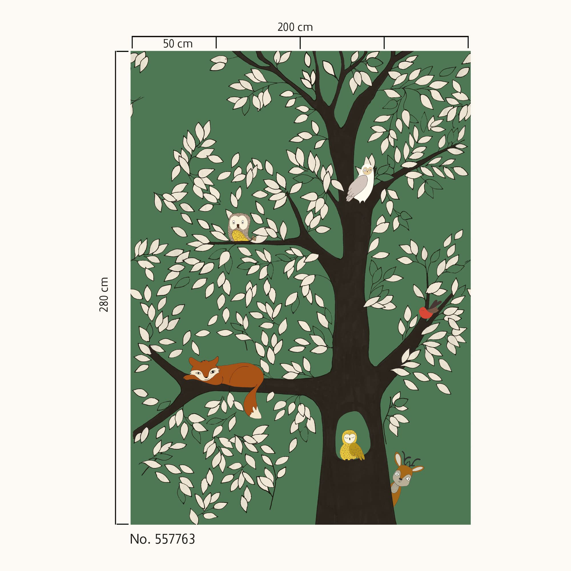 Rasch Onszelf Stories 557763 - Papel pintado fotográfico para habitación infantil (280 cm x 200 m)