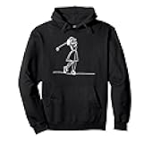 Golf With Line Art Drawing Golfer Pullover Hoodie