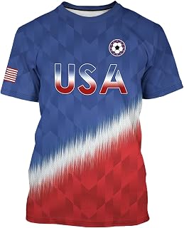 LHY National Soccer Shirt for Men Football Jersey Style T-Shirt Casual Training Tee for Fans Sports Matches Game Day Outfit