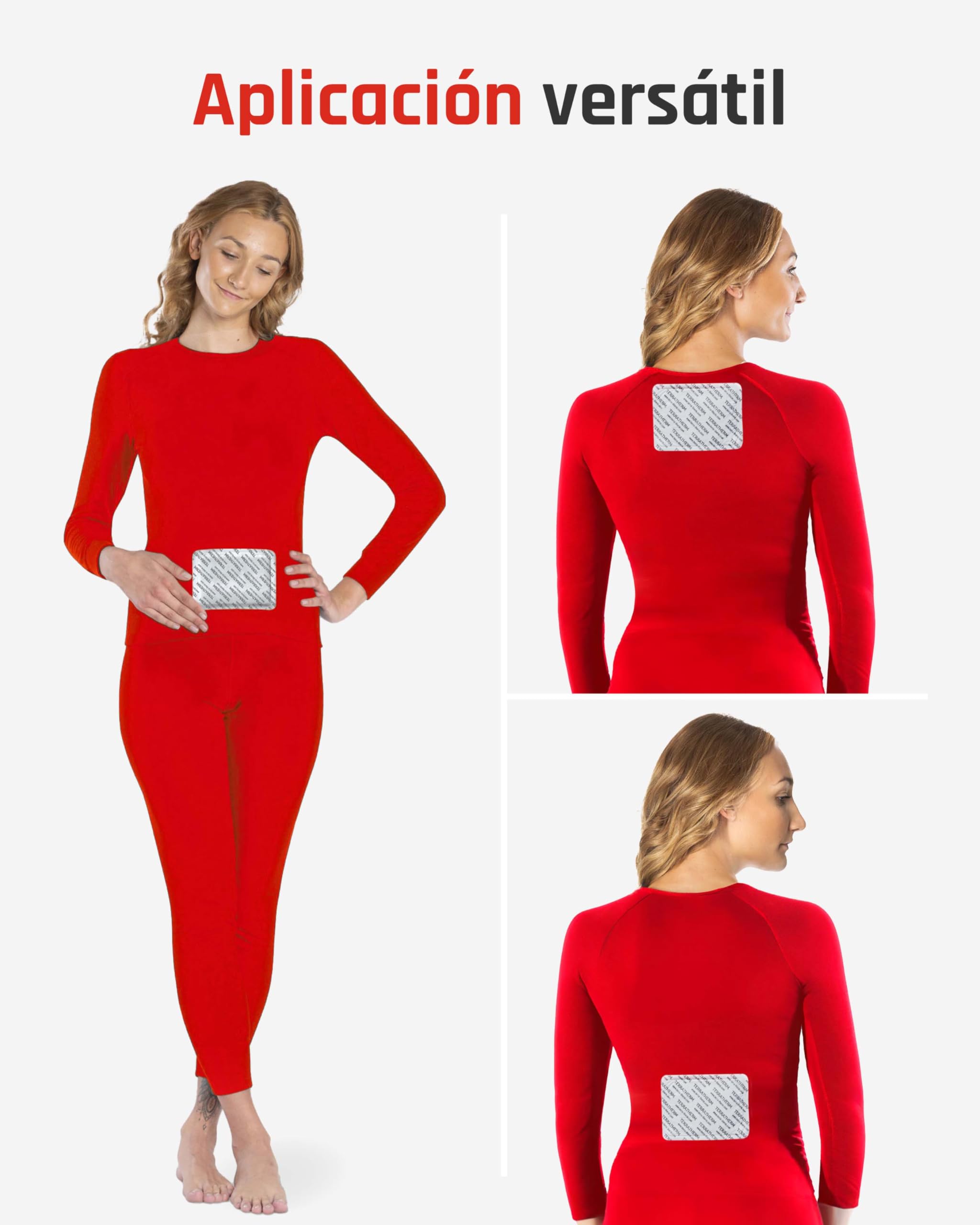 Parches de calor para la espalda, cuello y hombros – 12h de agradable calor profundo, calentador de espalda – Calentador de cuerpo autoadhesivo y activado por aire – 10 piezas