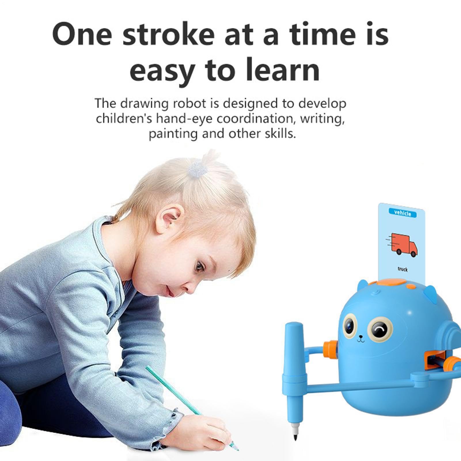 Inteligentny Robot Rysujący Interaktywna Zabawka Edukacyjna do Rysowania z | Maszyna Do Rysowania I Malowania Dla Przedszkolaków Dzieci Rodziny Przyjaciół