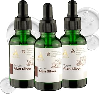 ABERA Alan Silver Serum – Gentle Botanical Formula for Dry, Flaky Scalp and Sensitive Skin – Enhances Skin Comfort and Moisture Balance – Lightweight, Non-Greasy Texture – Bonus Gift Included