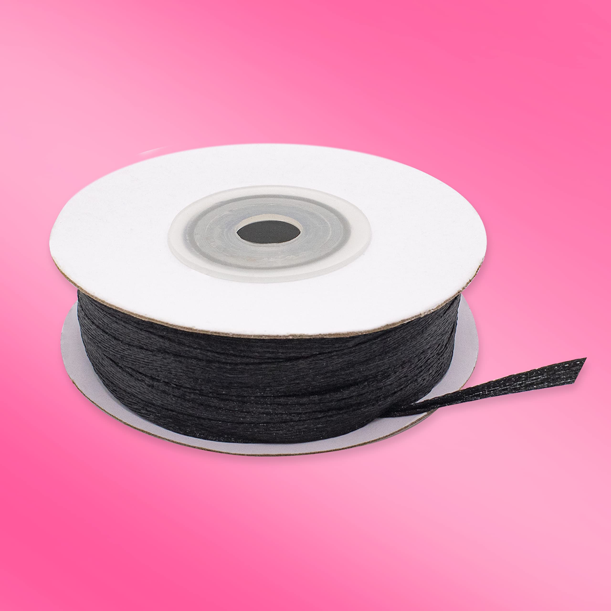 Decoraparty Dubbel Satijnen Lint, Wit, 3 Mm, Gesatineerde Rol Voor Gastgeschenken Bruiloft Doop Communie Vormsel Ceremonie 50 M 750971779