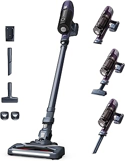 Rowenta X-Pert 6.60 Aspirateur Balai sans fil, Léger, Puissance 100W, Autonomie 45min, Efficace sur tous Types de Sols, LED RH6838WO, Violet