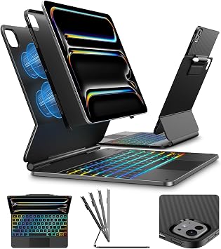 typecase Edge+ Keyboard Case for iPad Pro 13 M5/M4, Portrait & Tablet Modes