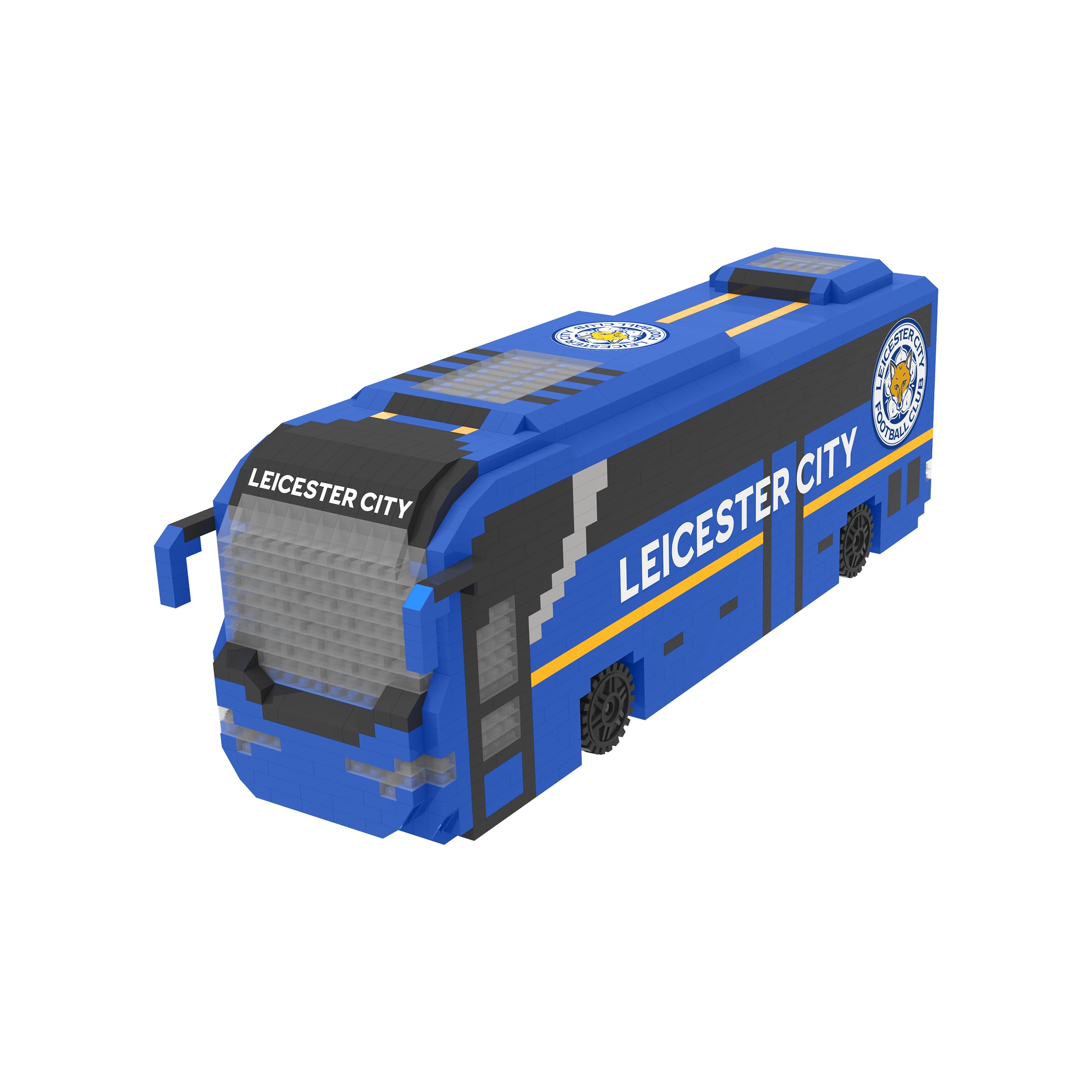 FOCO Officially Licensed Leicester City BRXLZ 3D Bricks Coach Construction Toy Model