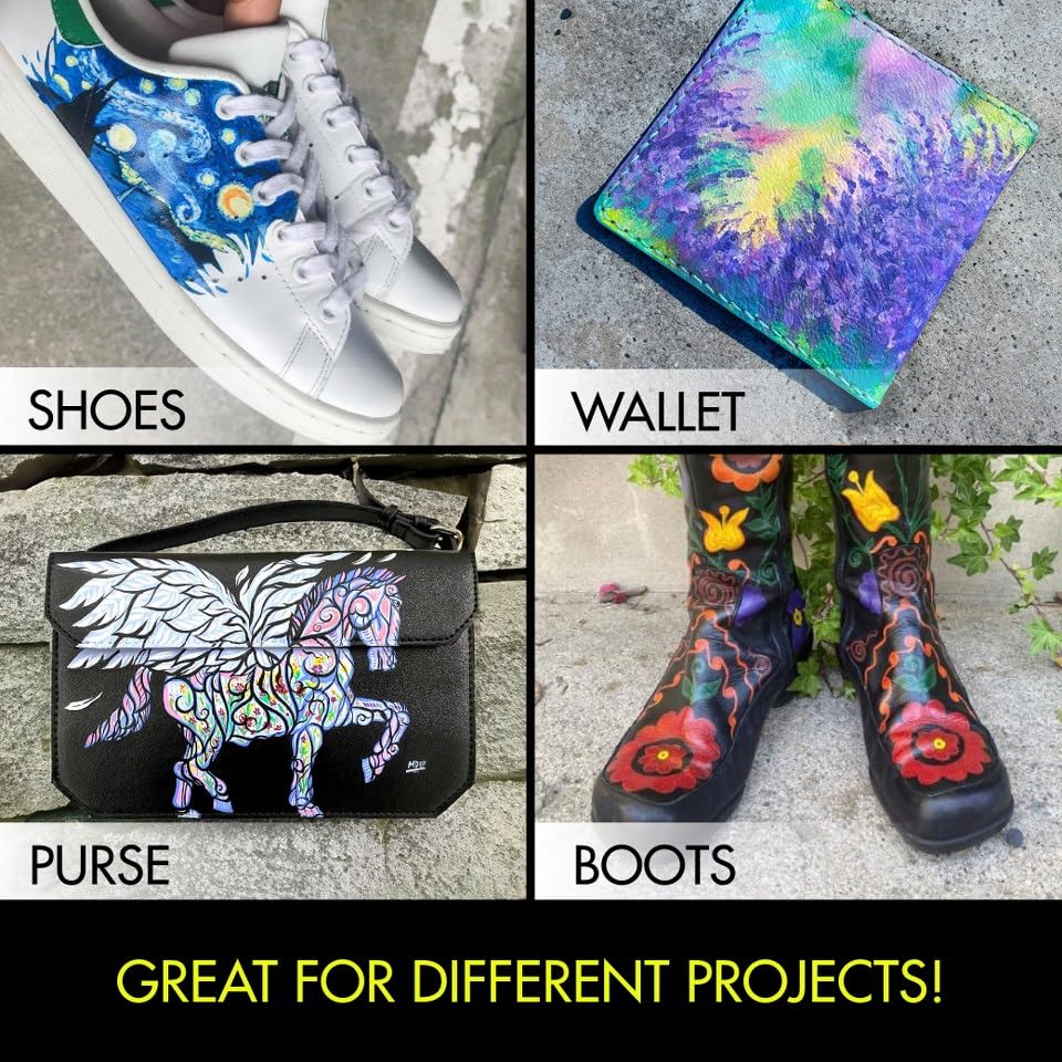 リメイク ペイント レザーシューズ Amazon.co.jp: アクリルレザーペイントセット - 靴&財布用カスタム