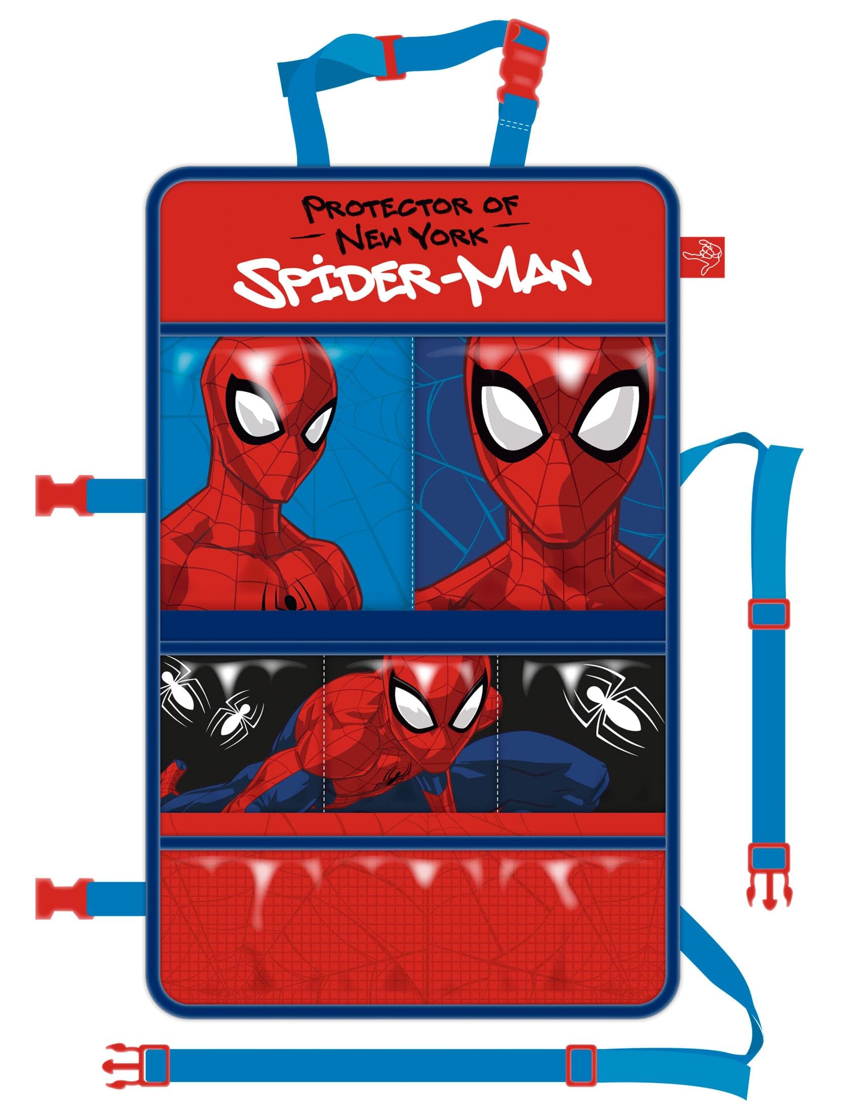 ARDITEX Organizador asiento para el coche Spiderman