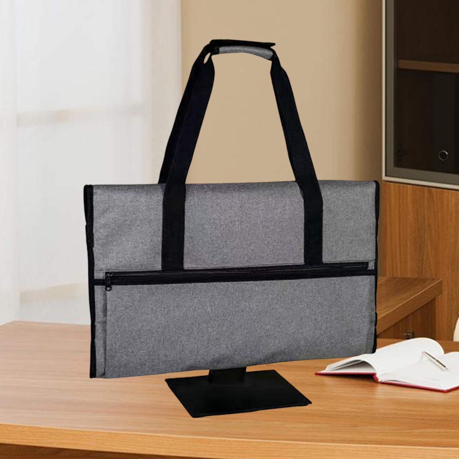 Reise-Tragetasche, Monitortasche, 34-Zoll-Computer, leicht, für unterwegs, professionelles Zubehör für Gepäck, Business, Schule, Büro, Grau