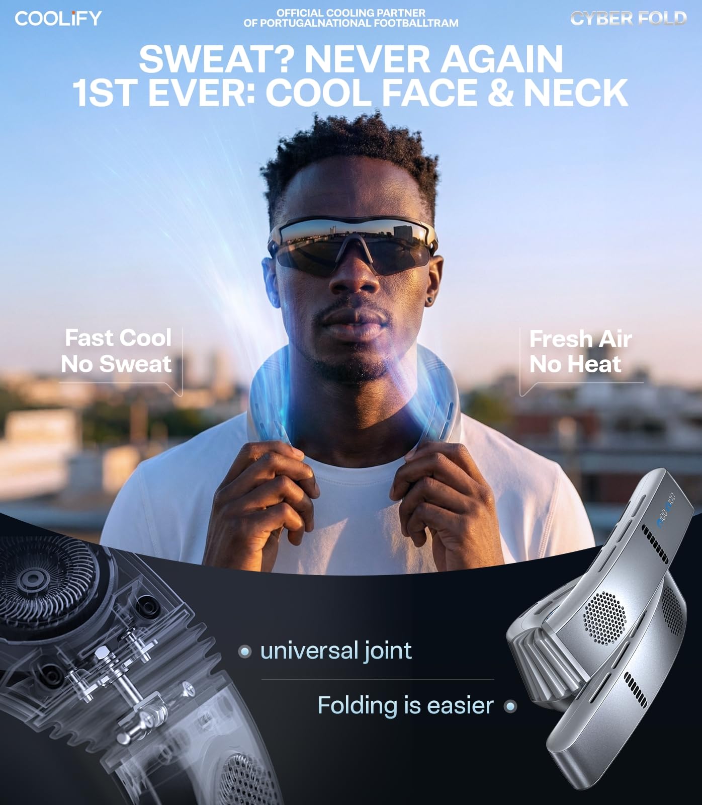 Amazon.com: TORRAS COOLiFY Cyber Fold AI Neck Air Conditioner