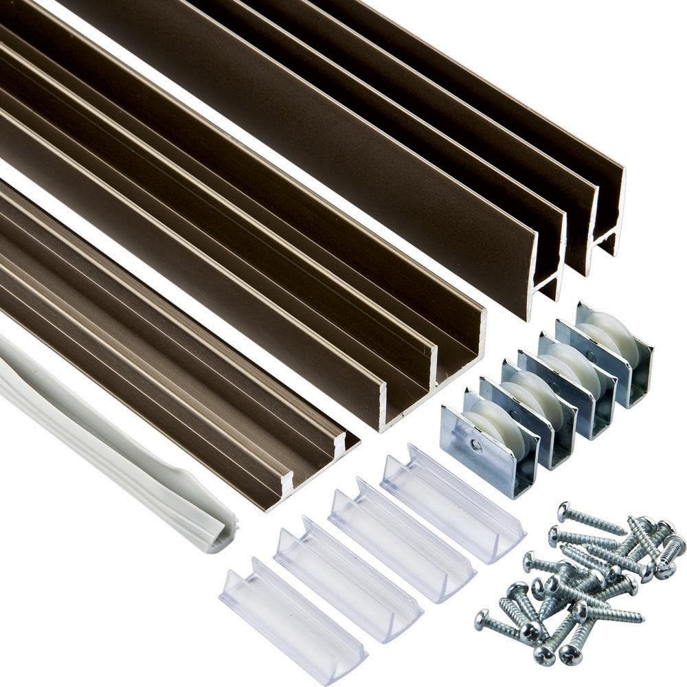 4 ft. Bronze E-Z Glide Tracks (Price per set)