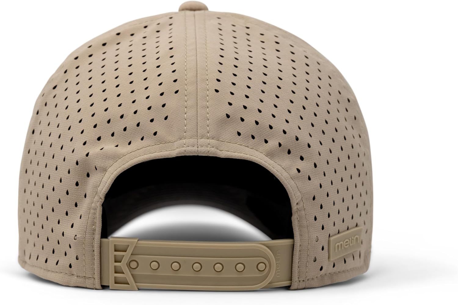melin A-Game Hydro, Khaki, Men’s Performance Snapback Hats, Water-Resistant Fitted Baseball Caps for Men & Women, Golf, Running, or Workout Hat, Small - Image 6