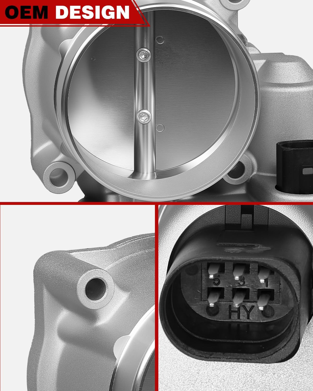 Electronic Throttle Body for:-Dodge for:-Ram 1500 2500 3500 2003-2004, Durango 2004 5.7L V8, 6 Pin Replace OE# 5161805AA 53032120AB 53032120AC 977-781 67-7007 S20177 TB1159 6E7007