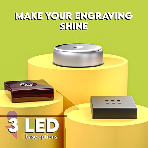 Miniatura 6 de Crystal Clear Memories Foto de cristal 3D, regalos de Navidad personalizados con tu propia foto para mamá, papá, hombres, mujeres, imagen grabada