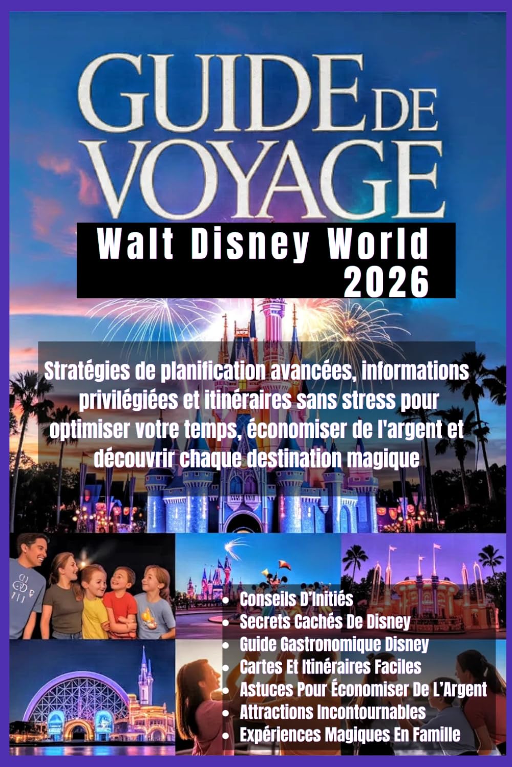 Guide de voyage Walt Disney World 2026: Stratégies de planification avancées, informations privilégiées et itinéraires sans stress pour optimiser ... et découvrir chaque destination magique