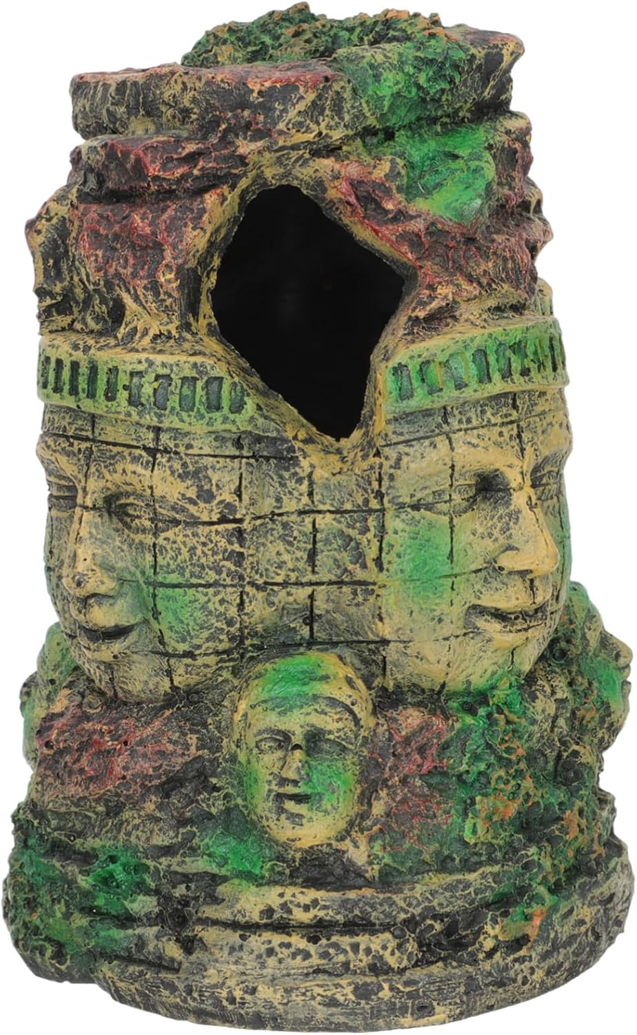 Vivid Reptile Hideout Cave Decor Lightweight Terrarium Accessory for Reptiles Decorative Design Lifelike Details for Lizards Snakes and Amphibians