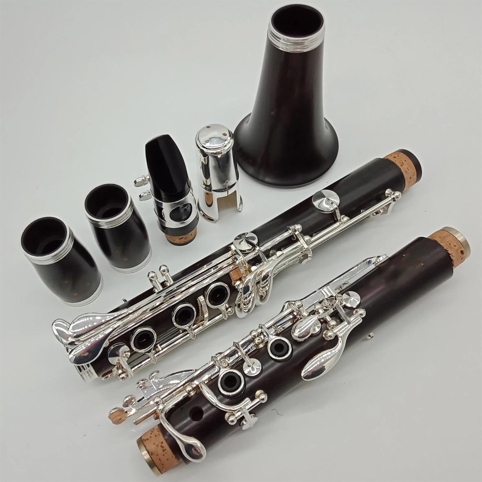 Buffet Clarinetto Sib Professionale Clarinetti In Bachelite Chiavi In ​​Alpacca Strumenti Musicali Custodie Ance Accessori
