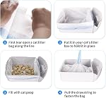 120 Count Extra Large Cat Litter Box Liners, Sacs à Receptacles pour Cleanpethome auto-nettoyant Cat Litter Box