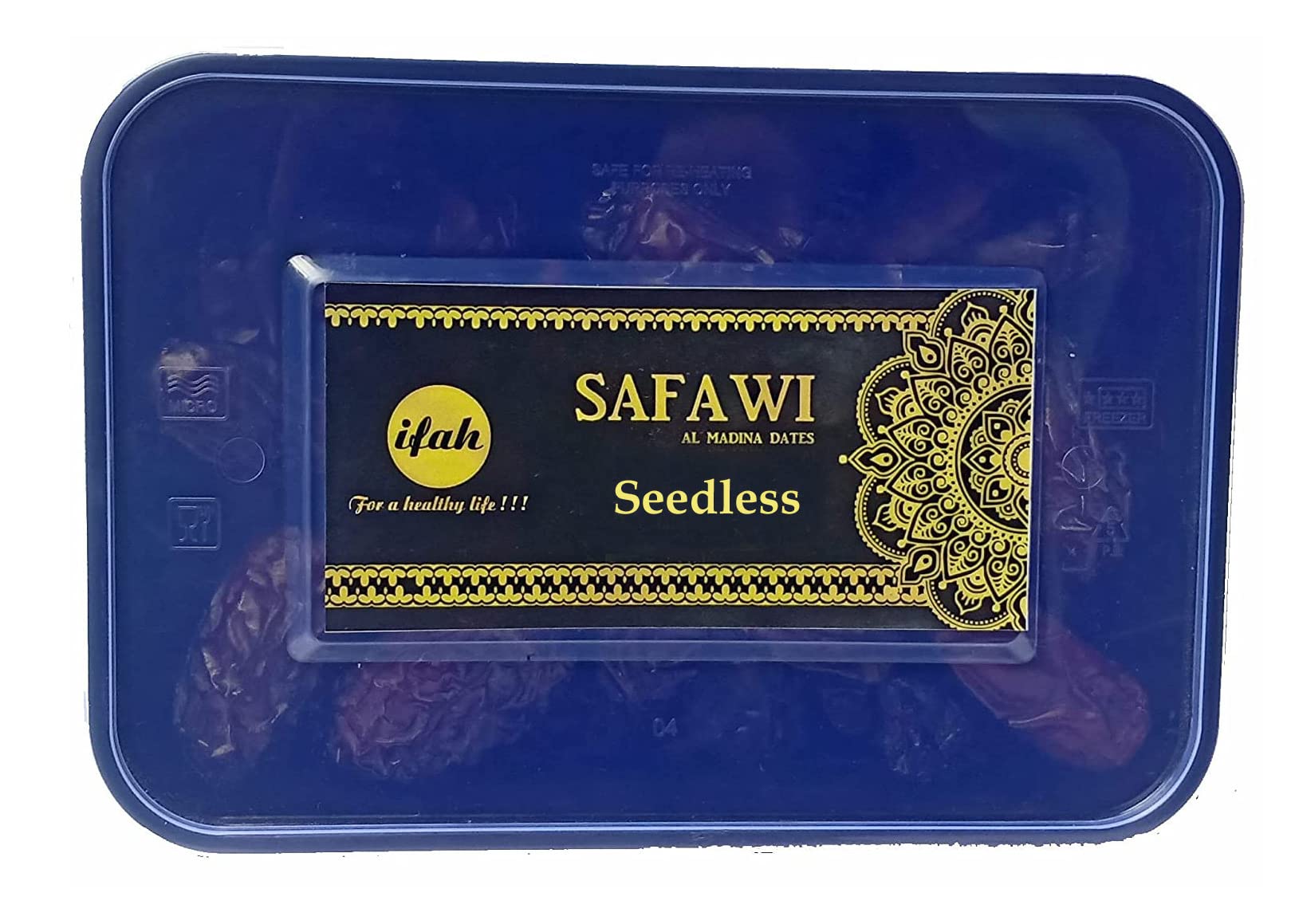 ifah Premium Seedless Safawi Dates | 100% Natural Saudi Arabia Dates | Soft & Juicy Khajoor | No Preservatives, No Added Sugar | Gluten-Free, Vegan, Non-GMO | Nutritious Dry Fruits for Gifting & Snacking (1 Kg ) (B09RVBW9ZK) Amazon Price History, Amazon Price Tracker