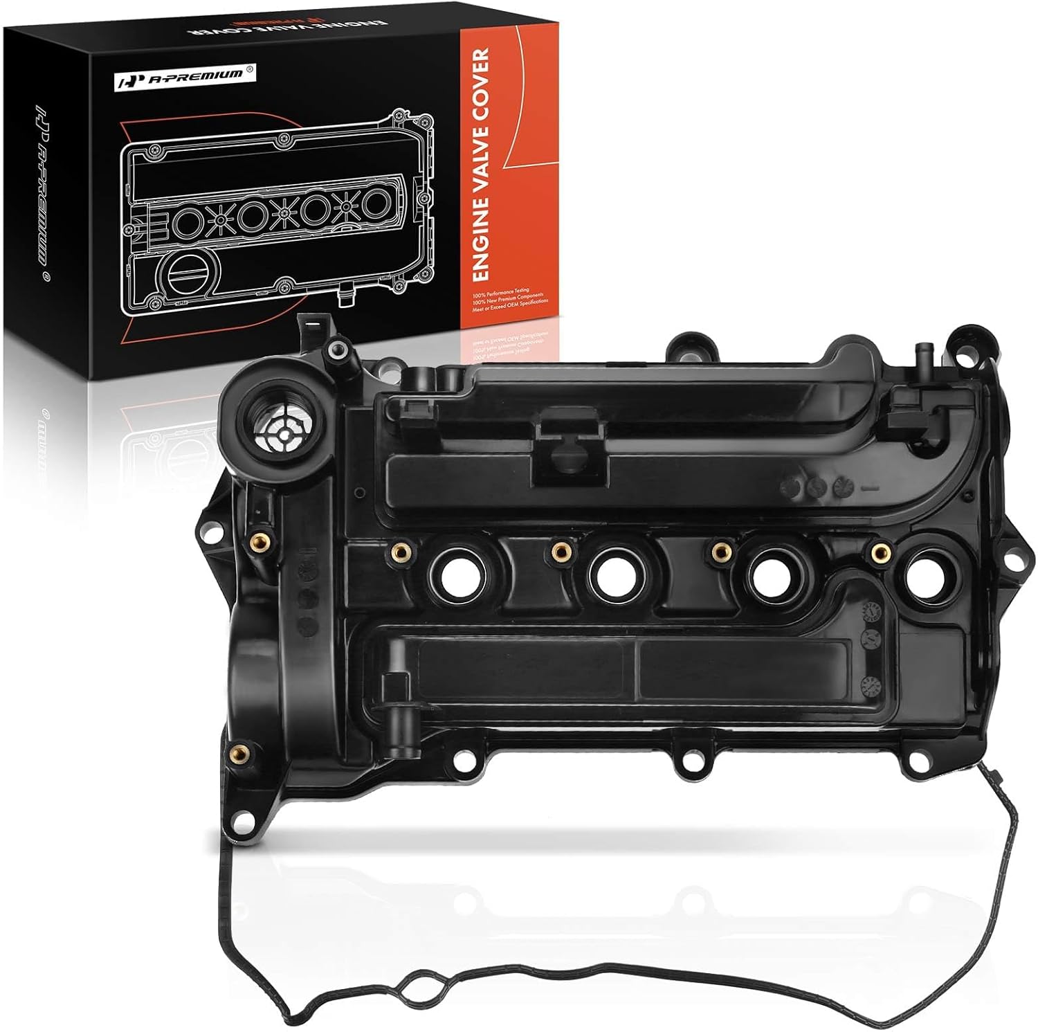 A-Premium 1.5L Turbo Engine Valve Cover with Gasket Compatible with Honda Accord 2018-2024, Civic 2016-2024, CR-V 2017-2024,