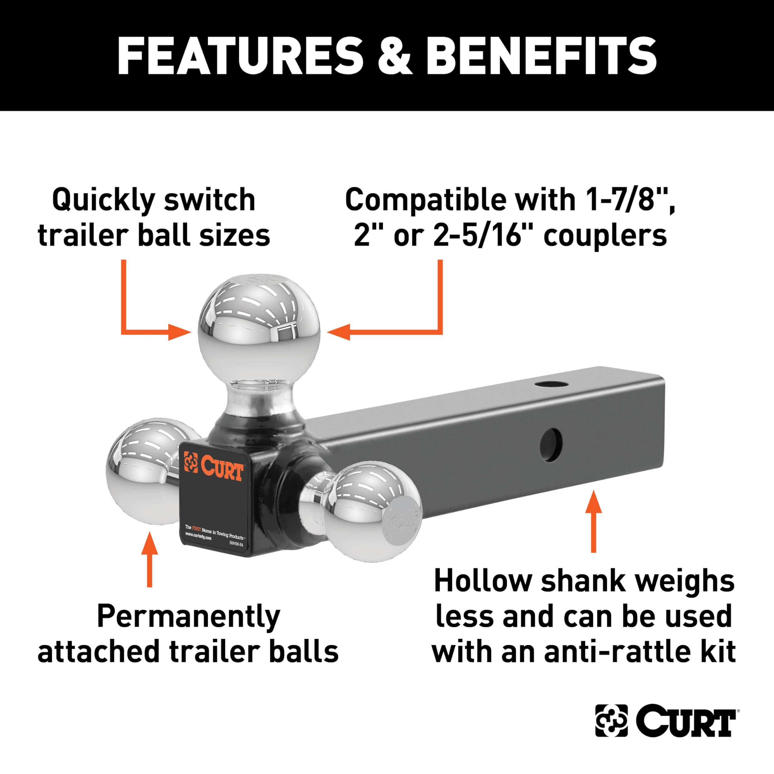 Curt 45001 multi-sfera Mount